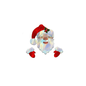Christmas Fence Peek And Decoration Santa Claus Reindeer Fence Yard Signs For Holiday Xmas Garden Courtyard Wall Decorations