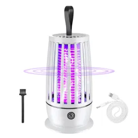 Rechargeable Mosquito Killer Lamp Bug Zapper With Night Light Strap Mosquito Catcher With Max 1615Square Feet Range UV Light For Indoor Outdoor