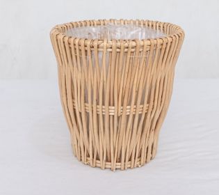 Handmade Willow Wicker Planter Basket Boho Rustic Home Decor