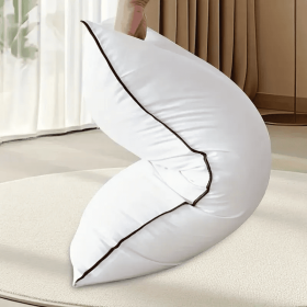 2 Pieces Bed Pillows Grey-STANGARD