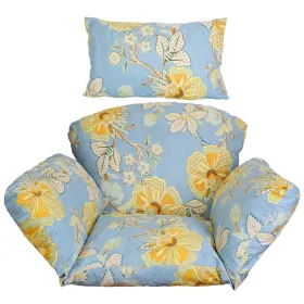 Egg Chair Cushion Hanging Basket Seat Cushion Thicken Soft Egg Swing Chair Pad Hanging Egg Chair Cushion With Headrest